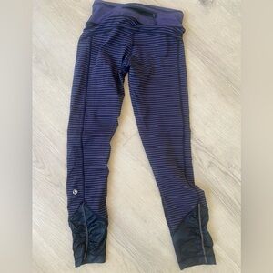 Lululemon stripped leggings. Sz. 2